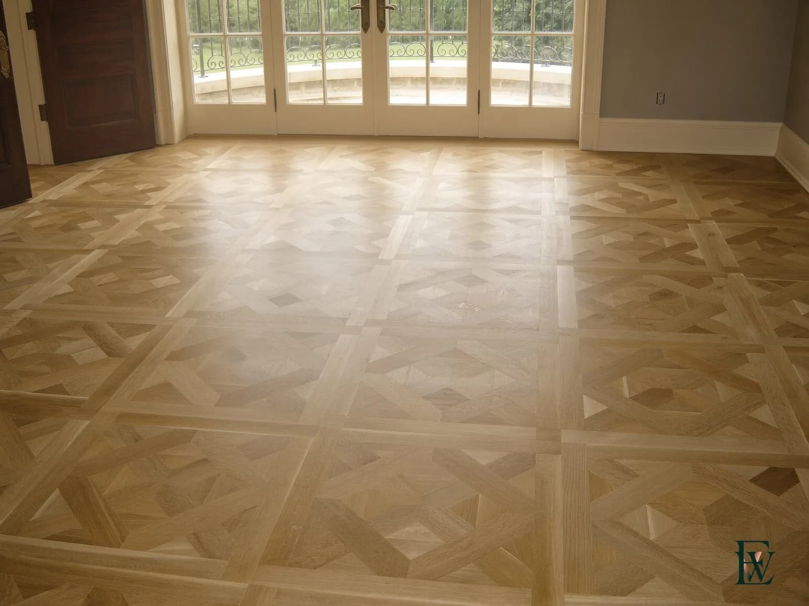 Versailles module — One module, repeated until it is a room.